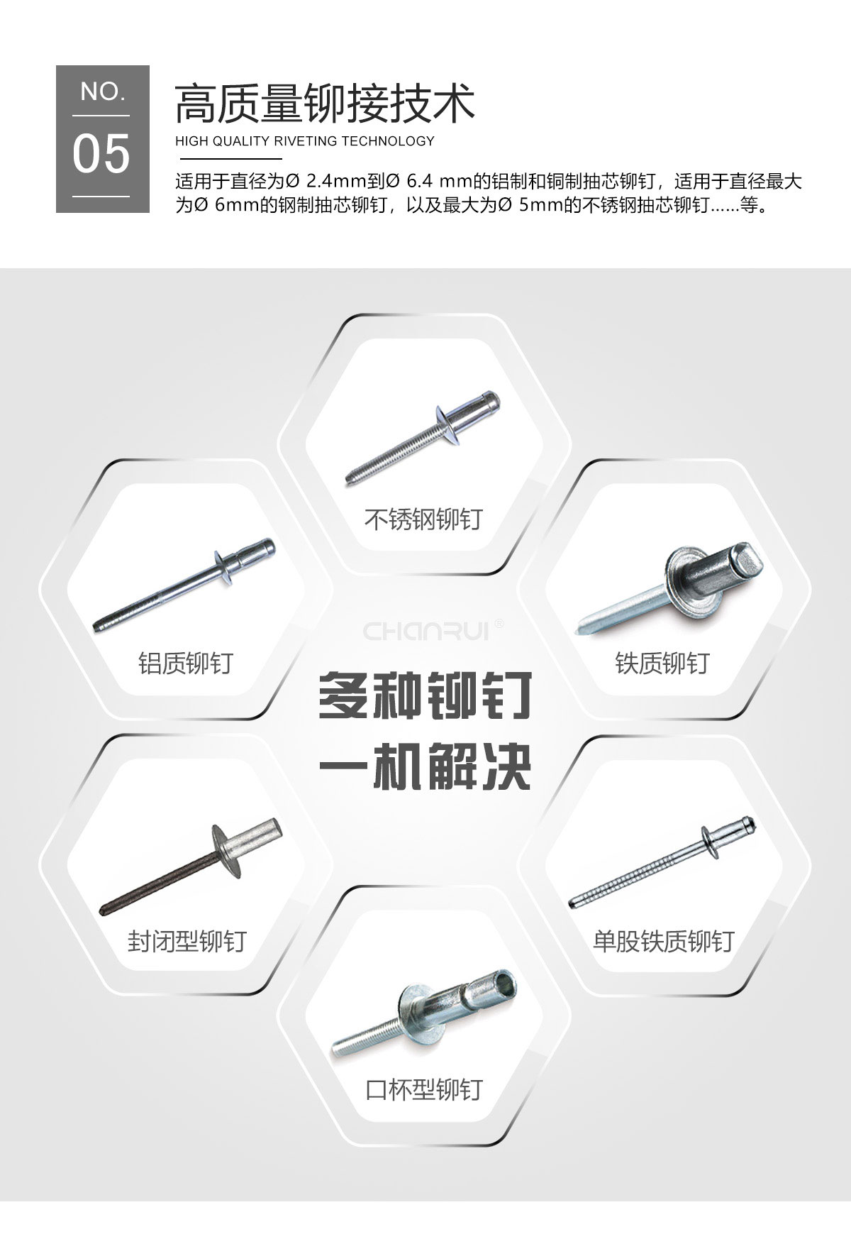 電器自動拉釘機；